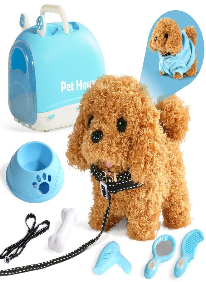 TONZE Dog Toys for Girls Kids Toys for 3 4 5 6 7 8 Year Old Girls Boys Birthday Gift, Realistic Robot Puppy Toy for Kids 3 4 5 6 Year Old, Walking Pet Toy Perritos de Juguetes para Niñas 3 4 5 6 Años - Image 1